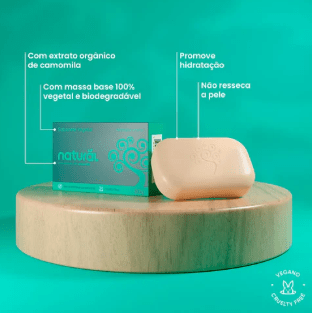 Sabonete Camomila 80g – Orgânico Natural