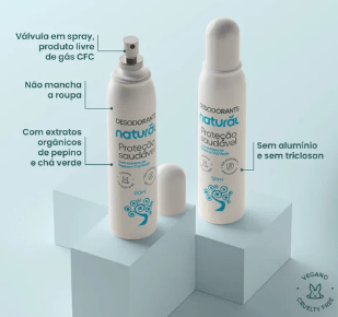 Desodorante Pepino e Chá Verde 120ml – Orgânico Natural