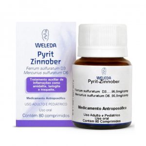 Pyrit-Zinnober 80 comprimidos – Weleda