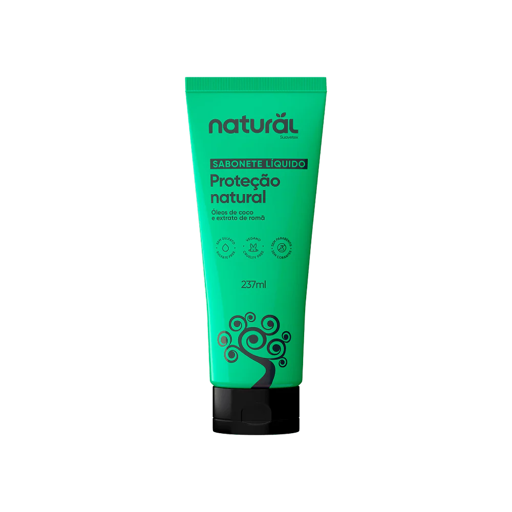 Sabonete Líquido Óleo de coco e Extrato de Romã 237ml – Orgânico Natural
