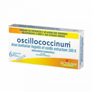 Oscillococcinum 200K 6 tubos com 1g Glóbulos – Boiron