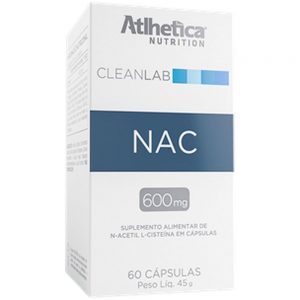 NAC 600 mg 60 cápsulas – Athletica Nutrition