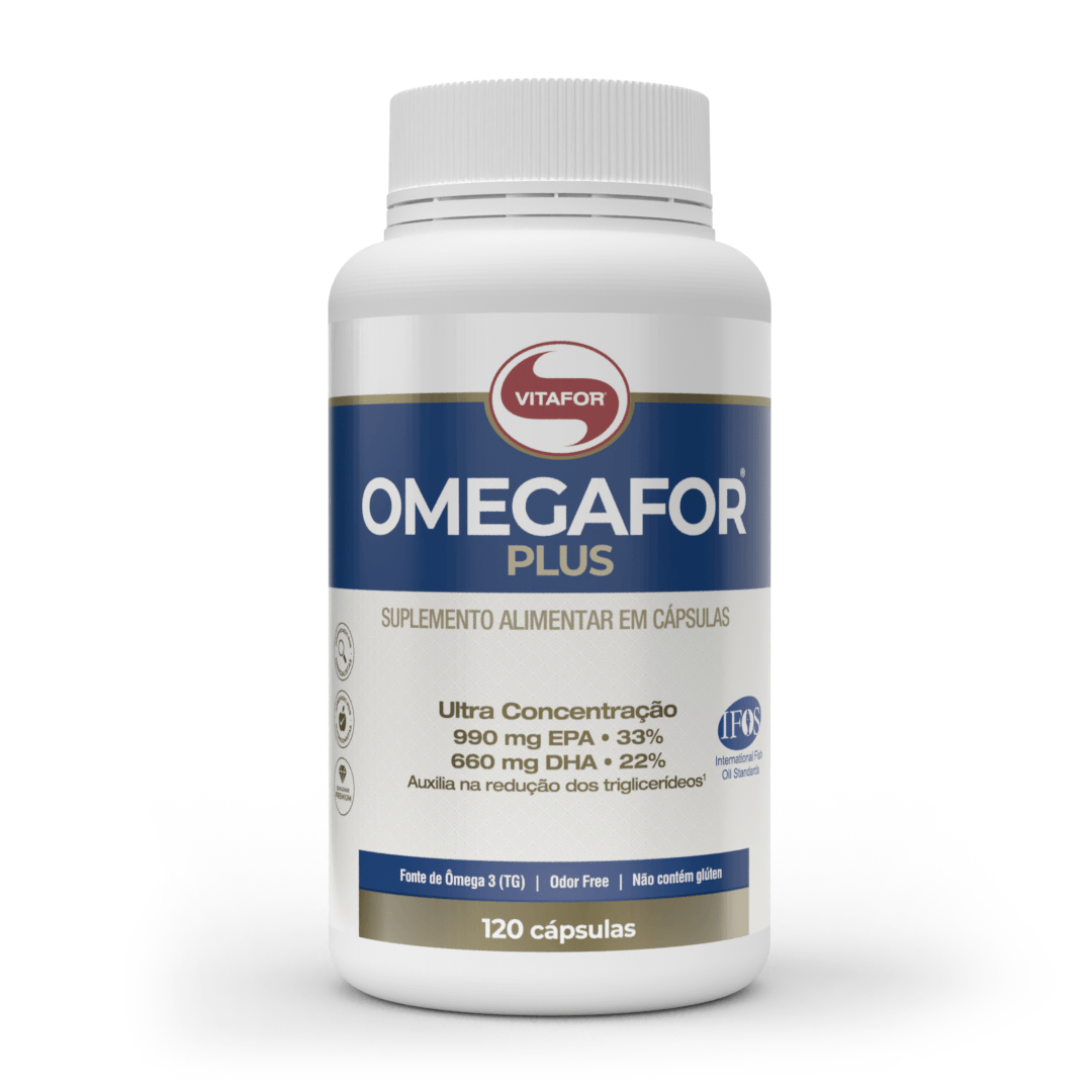 Omegafor Plus 1g 120 cápsulas – Vitafor