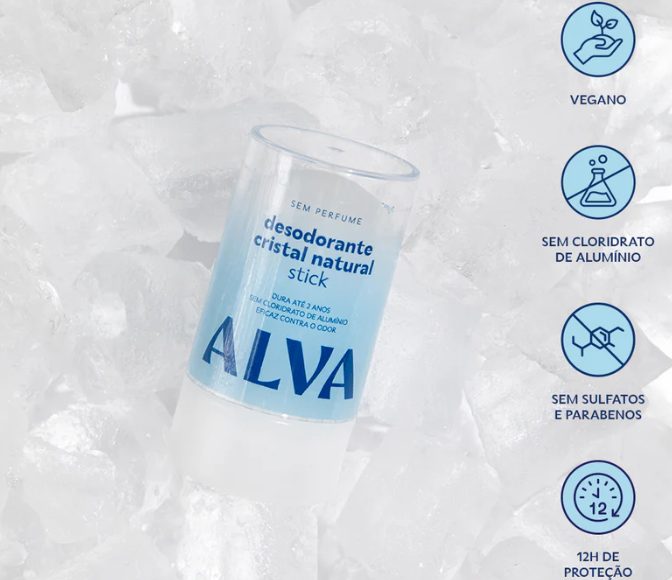 Desodorante Stick Cristal 60g – Alva