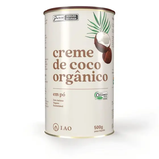 Creme de Coco Orgânico em Pó 500g – IAO