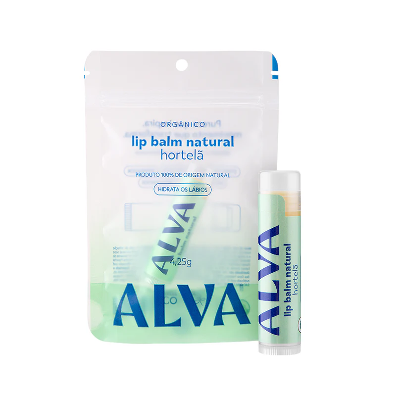 Hidratante Labial Orgânico Hortelã 4,25g – Alva