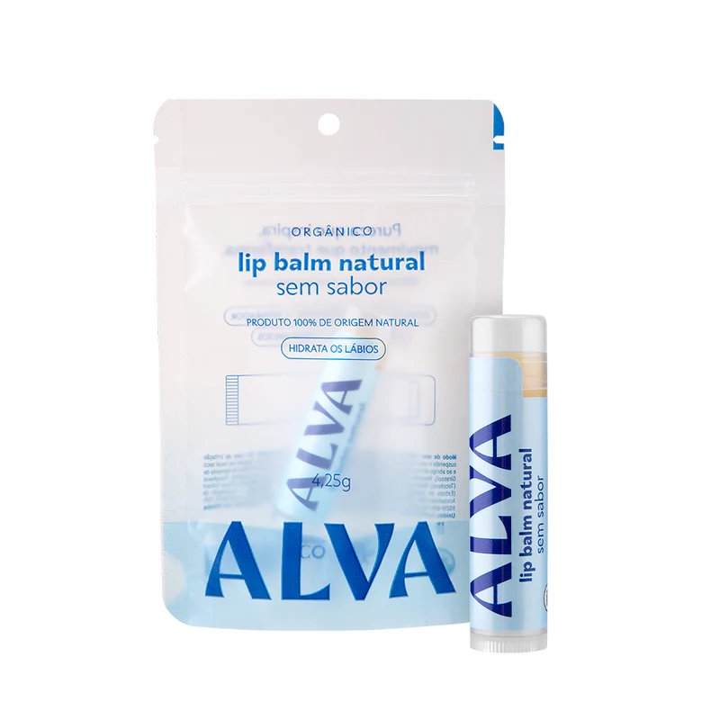 Hidratante Labial Orgânico Sem Sabor 4,25g – Alva