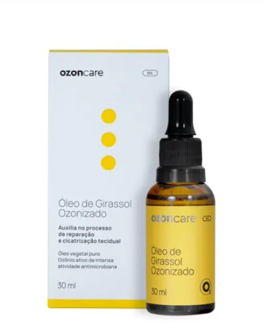 Óleo de Girassol Ozonizado 30ml – Ozoncare